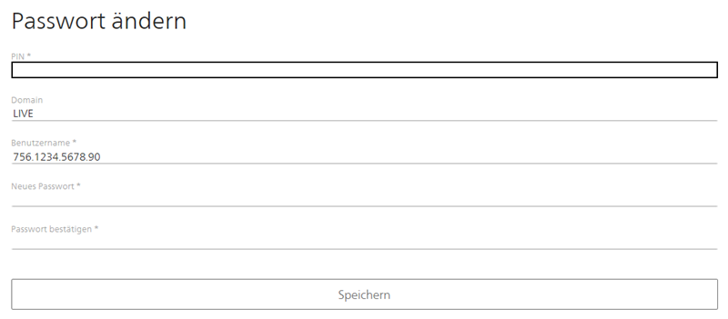 PW vergsessen