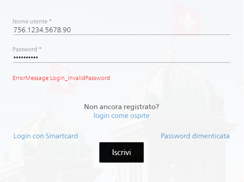 Password dimenticata